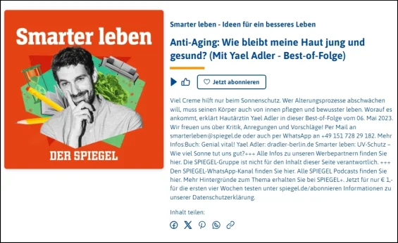 Anti-Aging: Wie bleibt meine Haut jung und gesund? Best-of-Folge