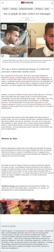 leparisien.fr: Pas si simple de faire retirer ses tatouages | 04.03.2017 leparisien.fr: Pas si simple de faire retirer ses tatouages | 04.03.2017