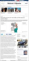 Märkische Allgemeine | Bestsellerautorin Dr. Yael Adler auf den Spuren unserer Haut | 15.08.2017 Märkische Allgemeine | Bestsellerautorin Dr. Yael Adler auf den Spuren unserer Haut | 15.08.2017