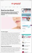 so-gesund.com | Rund um den Mund | 02.2017 so-gesund.com | Rund um den Mund | 02.2017