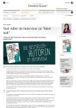 Droemer Knaur | Die Leselounge: Yael Adler im Interview zu