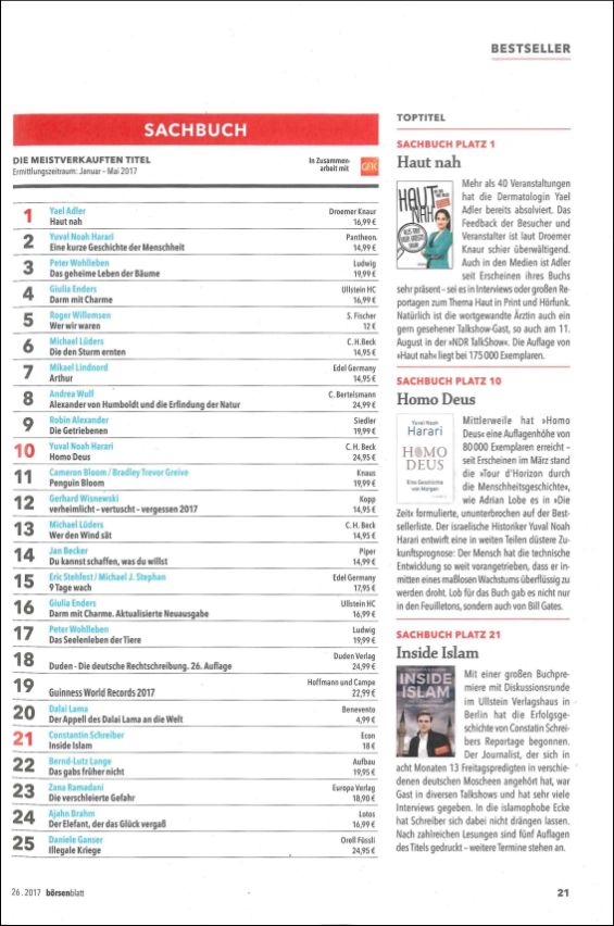 Bestseller Sachbücher 26.2017 (PDF)