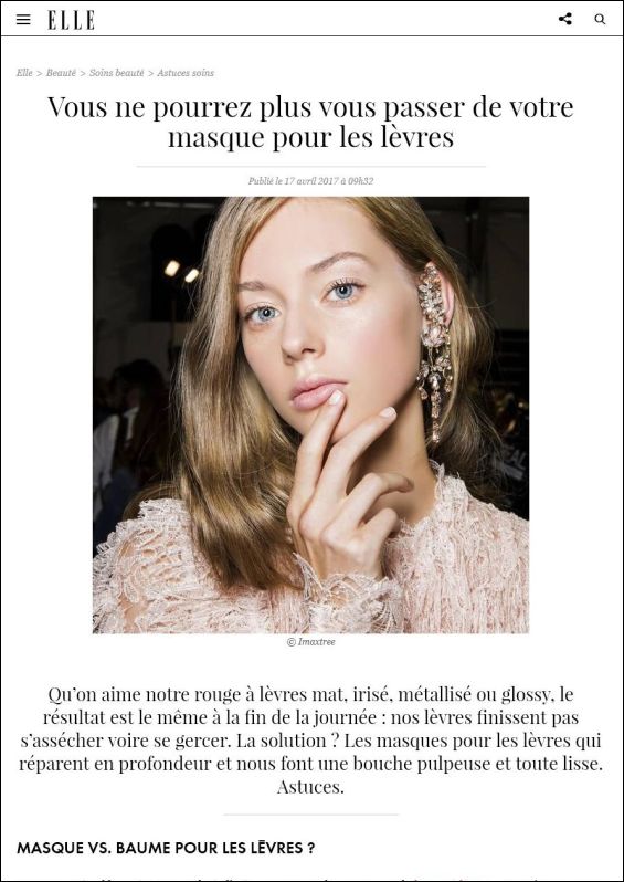 Vous ne pourrez plus vous passer de votre masque pour les lèvres