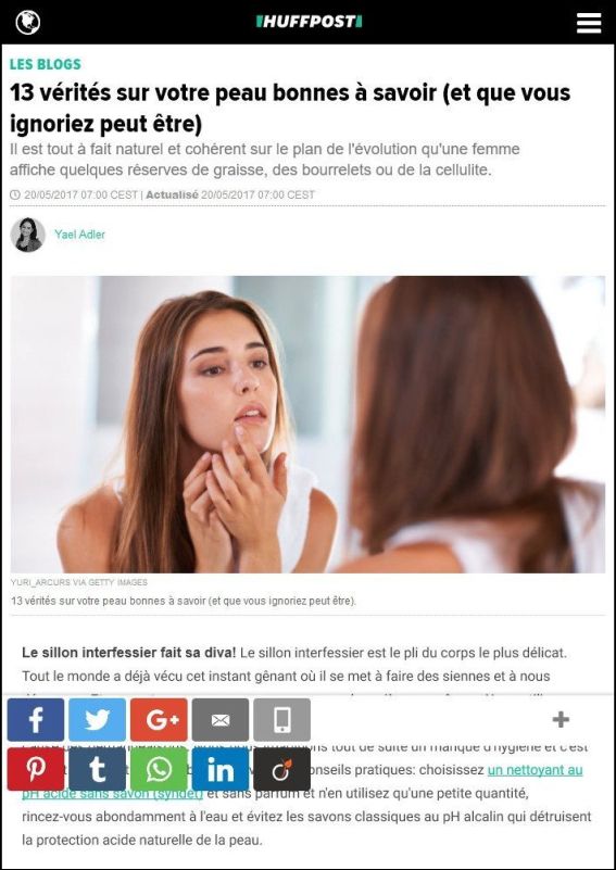 13 vérités sur votre peau bonnes à savoir