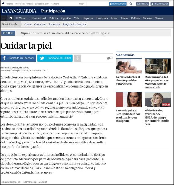 Cuidar la piel