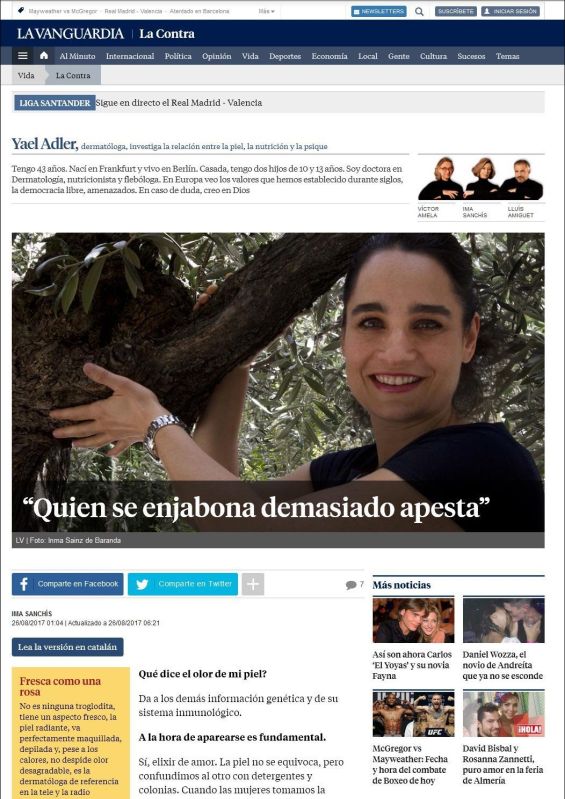 Quien se enjabona demasiado apesta