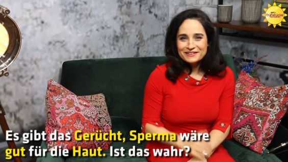 Ist Sperma Pflege für die Haut oder kann das weg?