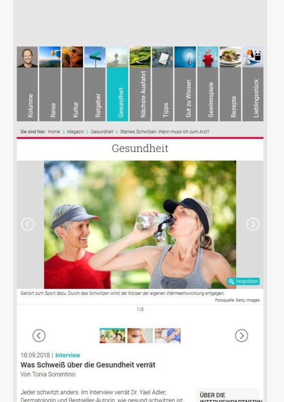 Was Schweiß über die Gesundheit verrät