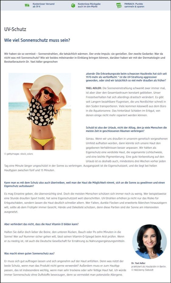 Wie viel Sonnenschutz muss sein?