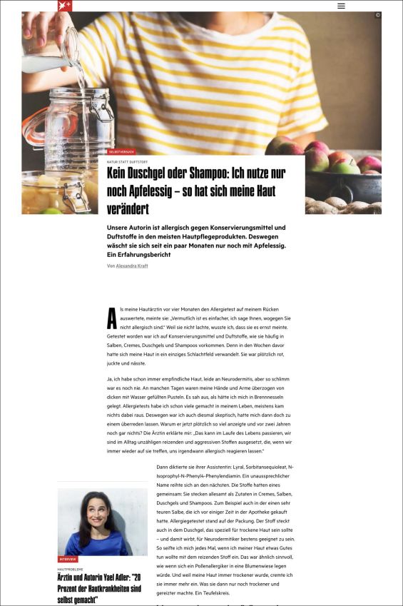 Selbstversuch: Kein Duschgel oder Shampoo