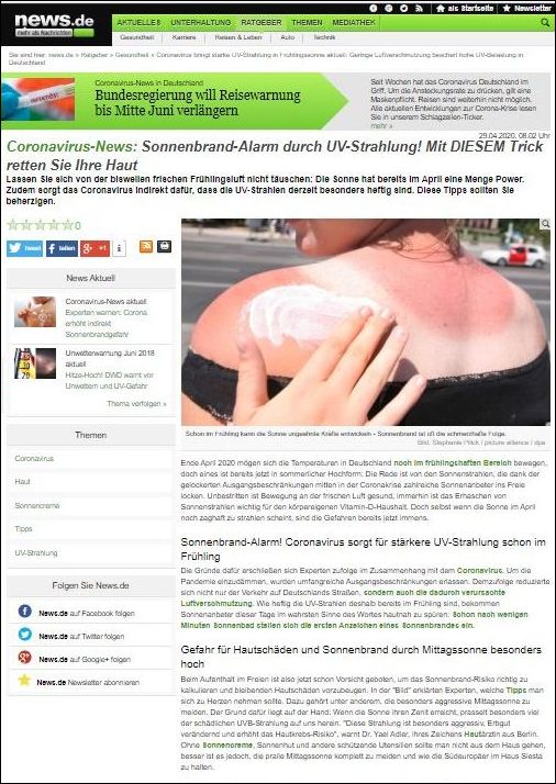 Sonnenbrand-Alarm durch UV-Strahlung! Mit DIESEM Trick retten Sie Ihre Haut