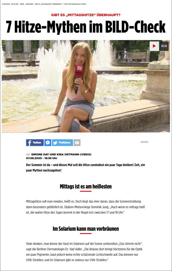 7 Hitze-Mythen im BILD-Check