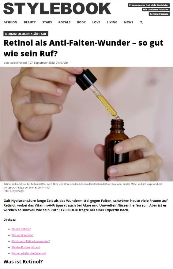 Retinol als Anti-Falten-Wunder – so gut wie sein Ruf?