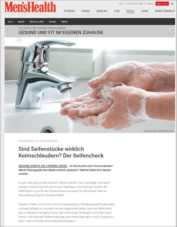 Sind Seifenstücke wirklich Keimschleudern? Der Seifencheck