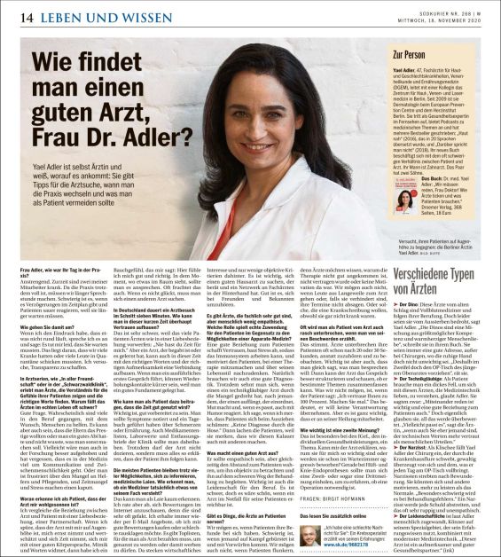 Wie findet man einen guten Arzt?