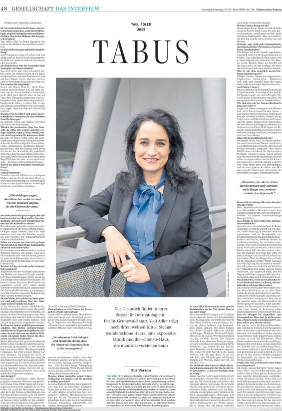 Dr. Yael Adler: Interview  über Tabus