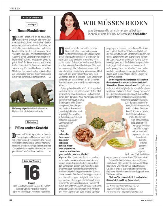 Was Sie gegen Bauchschmerzen selbst tun können