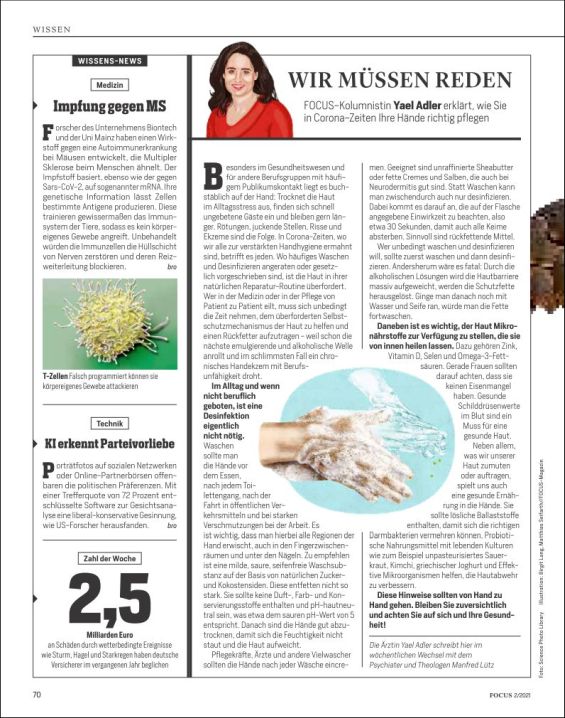 In Corona-Zeiten die Hände richtig pflegen
