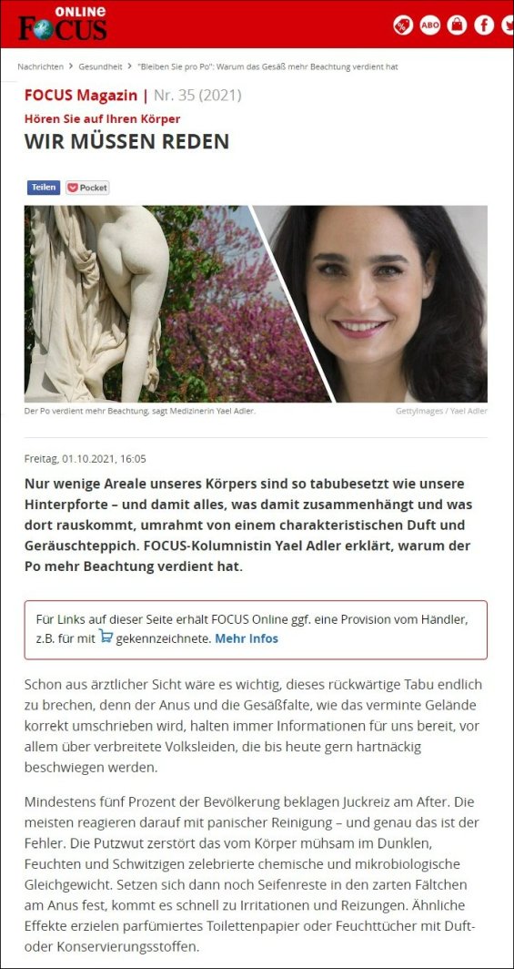 Bleiben Sie pro Po: Warum das Gesäß mehr Beachtung verdient hat