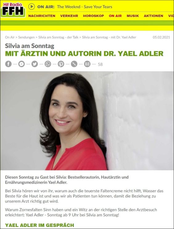 Silvia am Sonntag: Mit Ärztin und Autorin Dr. Yael Adler