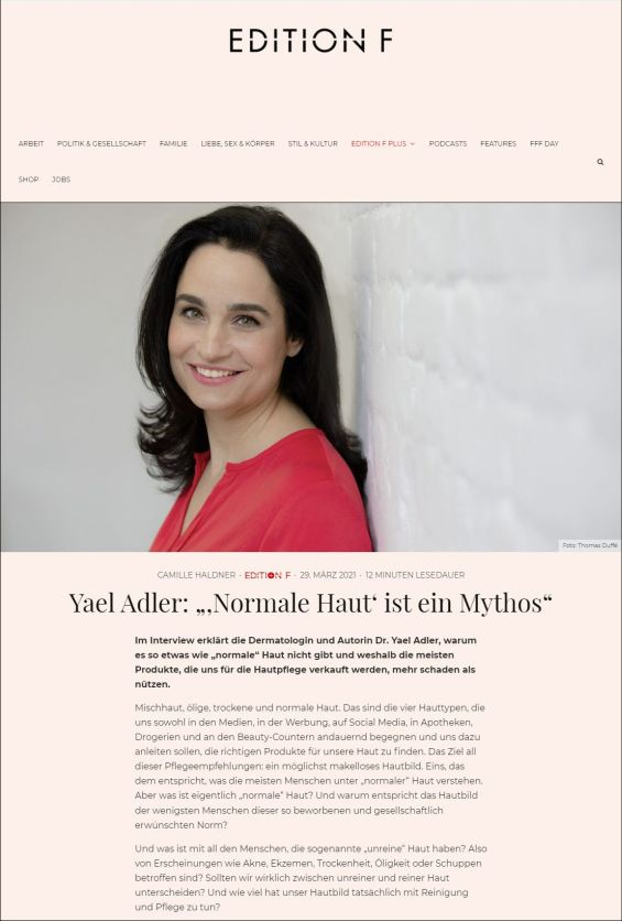 Normale Haut‘ ist ein Mythos