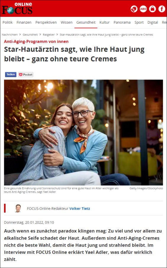 Star-Hautärztin sagt, wie Ihre Haut jung bleibt – ganz ohne teure Cremes
