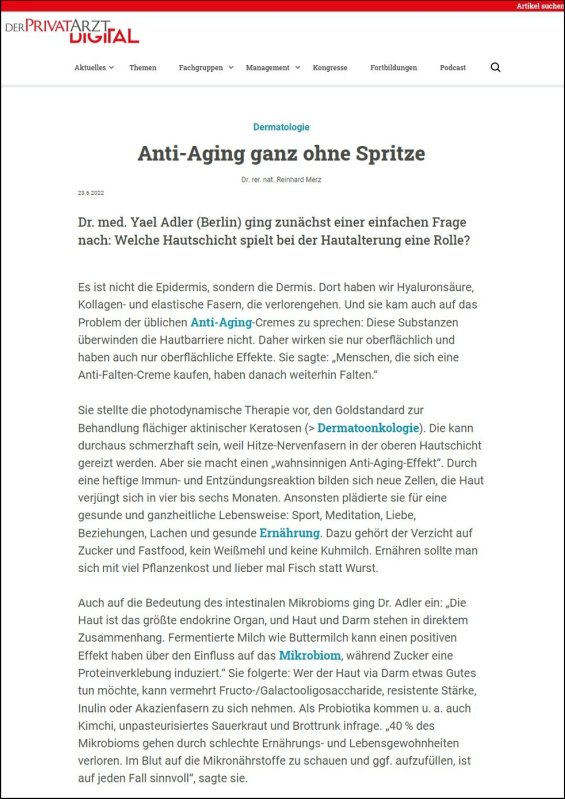 Anti-Aging ganz ohne Spritze