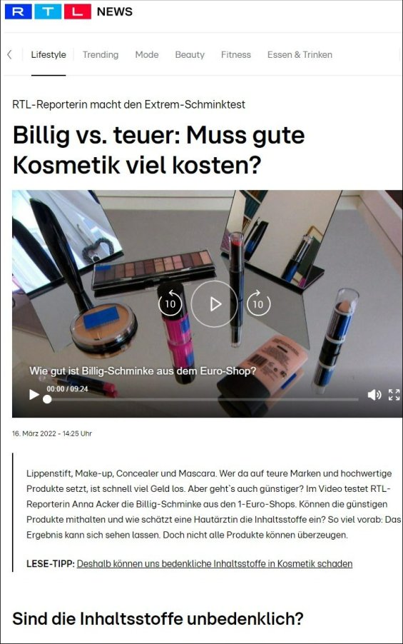 Billig vs. teuer: Muss gute Kosmetik viel kosten?