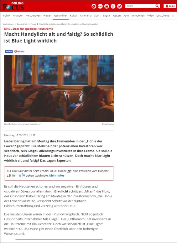 Macht Handylicht alt und faltig? So schädlich ist Blue Light wirklich