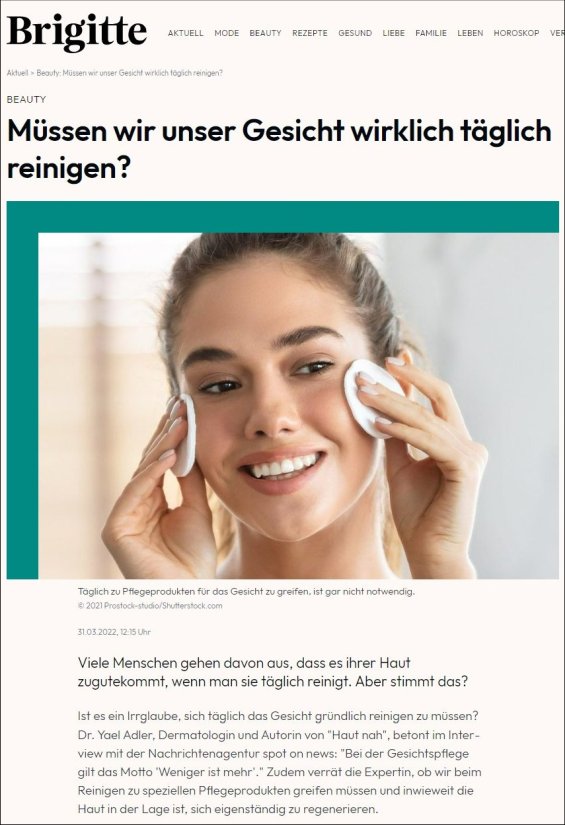 Müssen wir unser Gesicht wirklich täglich reinigen?