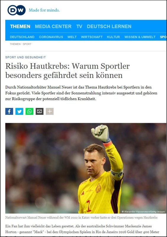 Risiko Hautkrebs: Warum Sportler besonders gefährdet sein können