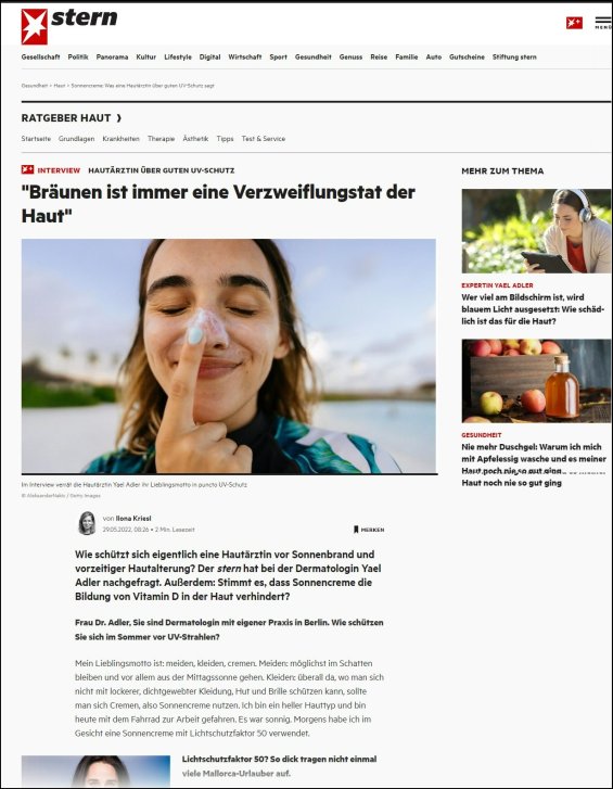 UV-Schutz: Bräunen ist immer eine Verzweiflungstat der Haut
