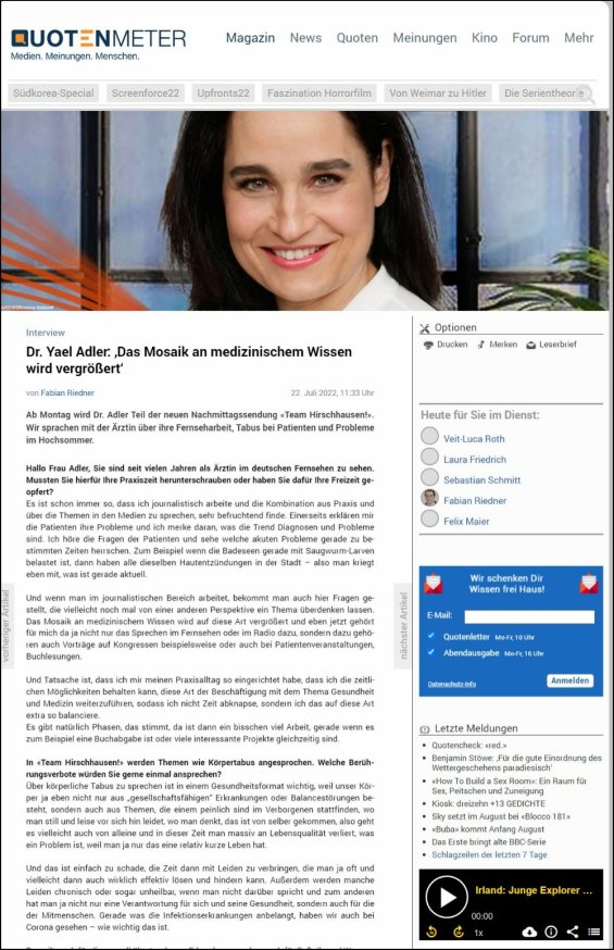 Das Mosaik an medizinischem Wissen wird vergrößert