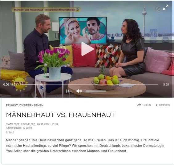 Männerhaut vs. Frauenhaut