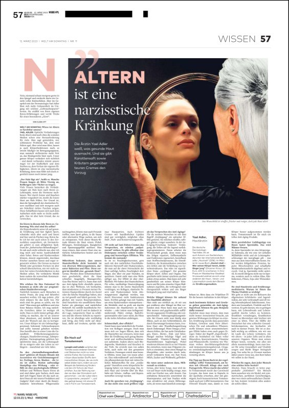 Altern ist eine narzistische Kränkung
