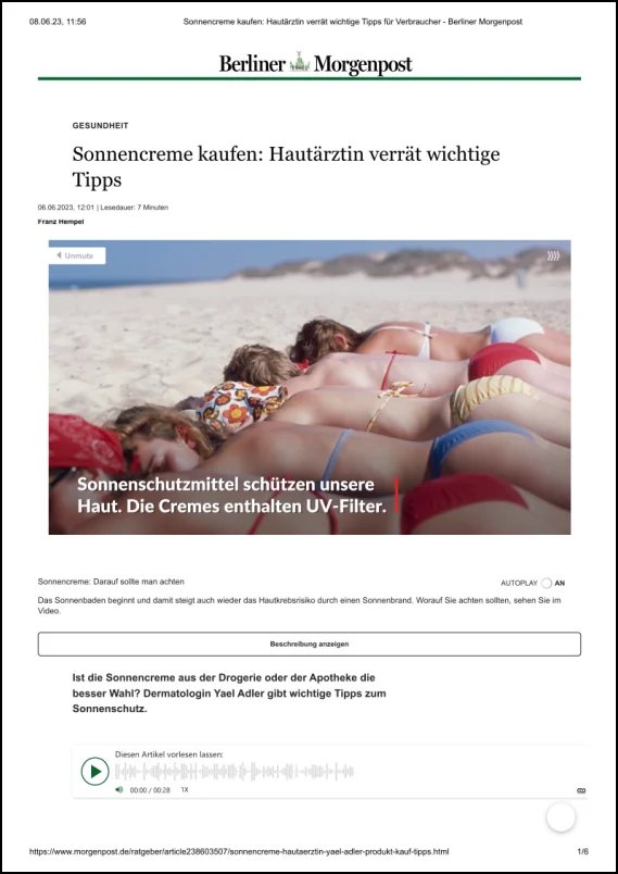Sonnencreme kaufen: Hautärztin verrät wichtige Tipps