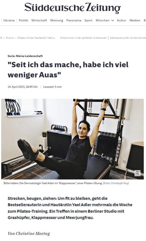 Seit ich das mache, habe ich viel weniger Auas