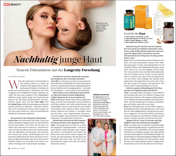 Nachhaltig junge Haut