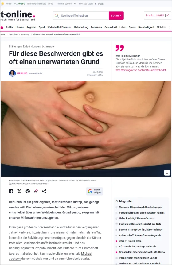 Kolumne: Für diese Beschwerden gibt es oft einen unerwarteten Grund