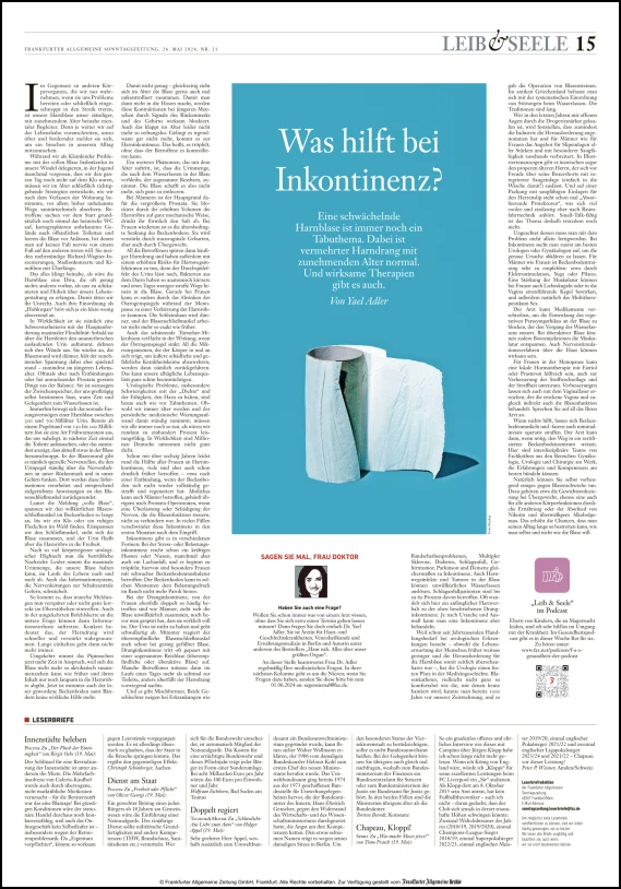 Was hilft bei Inkontinenz?