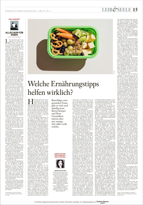 Welche Ernährungstipps helfen wirklich?