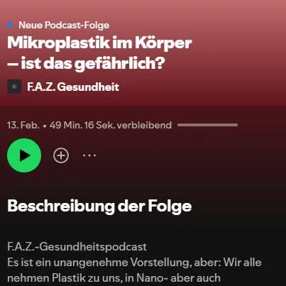 Mikroplastik im Körper - ist das gefählich?