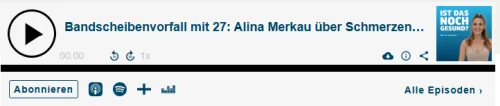 Bandscheibenvorfall mit 27: Alina Merkau über Schmerzen, Zuversicht und ein neues Körpergefühl