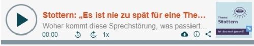 Stottern: Es ist nie zu spät für eine Therapie – mit Grit Mallien, Patholinguistin