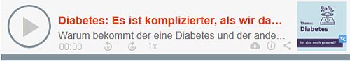 Diabetes: Es ist komplizierter, als wir dachten. Mit Prof. Annette Schürmann vom DIfE