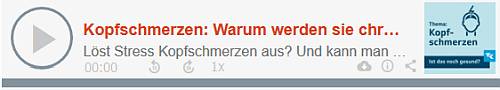 Kopfschmerzen: Warum werden sie chronisch?