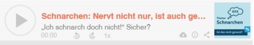 Schnarchen: Nervt nicht nur, ist auch gefährlich