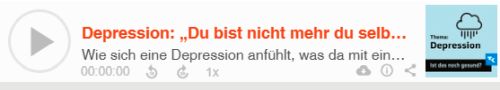 Depression: Du bist nicht mehr du selbst. - Was Depressionen mit einem machen können