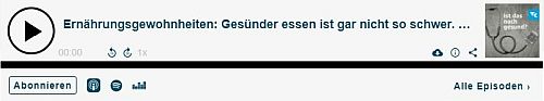 Ernährungsgewohnheiten: Gesünder essen ist gar nicht so schwer. Mit Dr. Matthias Riedl von den Ernährungs-Docs