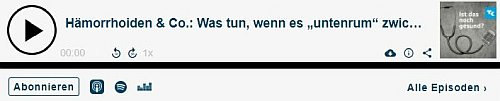 Hämorrhoiden & Co.: Was tun, wenn es „untenrum“ zwickt? Mit Dr. Dietmar Jacob